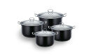 Stainless Steel Stockpot Set 4pc - Black - &pound;84.99