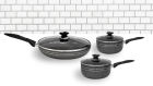 Una Aluminium Non-Stick Cookware 3pc Set - &pound;44.99